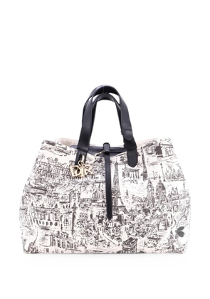 Christian Dior Pre-Owned Toujours Printed Canvas Large tote bag - Black
