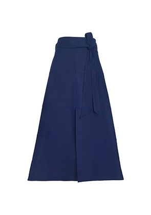 Tanya Taylor Hudson belted skirt - Blue