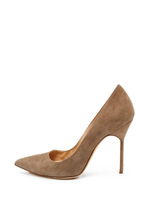 Manolo Blahnik BB leather pumps - Brown