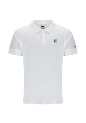 Fila logo-patch polo shirt - White