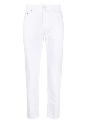 Jacob Cohën mid-rise slim-cut jeans - White