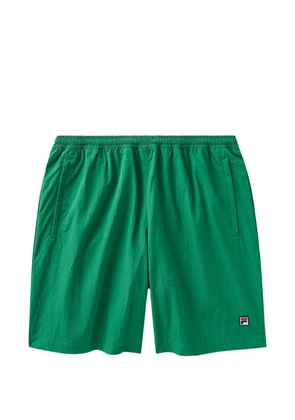 Fila x Hailey logo-patch track shorts - Green