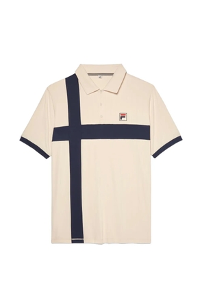 Fila Pro Tennis Heritage pin-stripe polo shirt - Neutrals