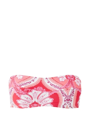 Melissa Odabash Turin paisley-print bikini top - Pink