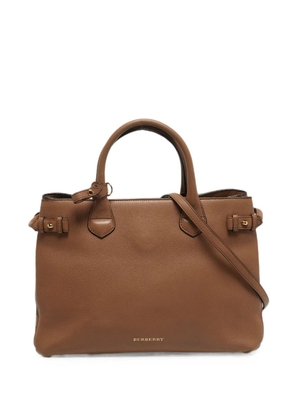 Burberry Pre-Owned Banner House Check medium tote bag - Brown