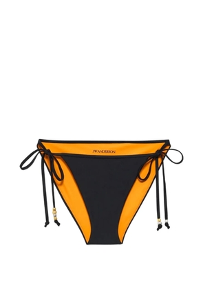 JW Anderson beaded-tie bikini bottoms - Black