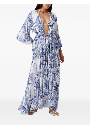 Melissa Odabash Manon floral-print maxi dress - White
