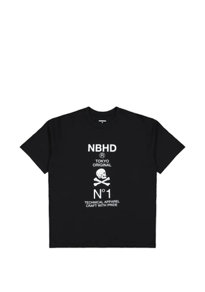 Neighborhood logo-print T-shirt - Black