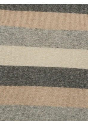 Max Mara striped cashmere sweater - Neutrals