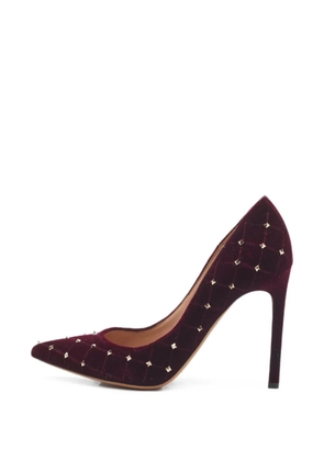 Valentino Garavani Pre-Owned Rockstud quilted pumps - Red