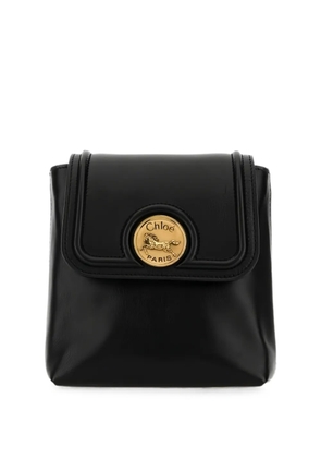 Chloé horse medal foldover backpack - Black