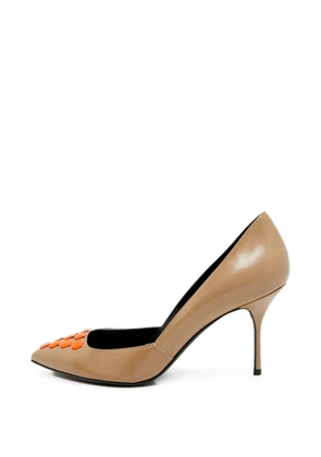 Pierre Hardy pointed toe pumps - Neutrals