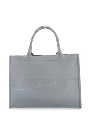Christian Dior Pre-Owned Book Oblique Embossed Calfskin Medium tote bag - Grey