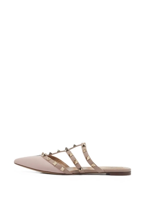 Valentino Garavani Pre-Owned Rockstud flat mules - Pink