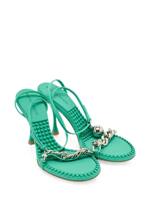 Bottega Veneta Pre-Owned Dot chain-link sandals - Green