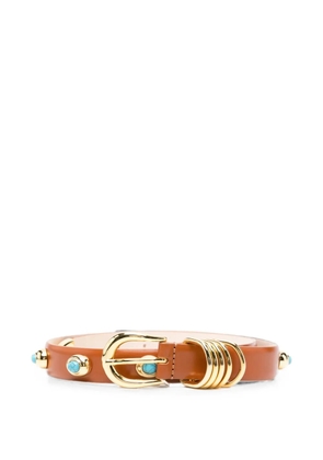 Déhanche Hollyhock Stone belt - Brown