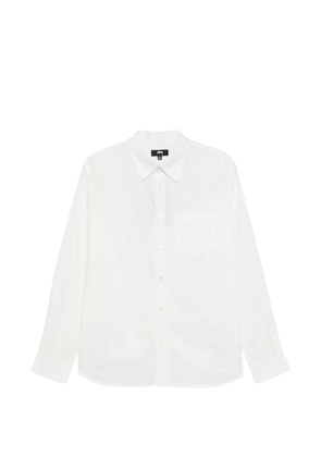 Stüssy chest-pocket long-sleeve shirt - White