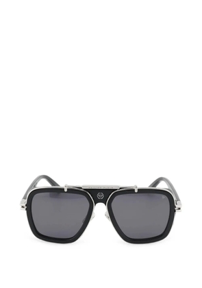 Philipp Plein Icon logo-detail sunglasses - Black