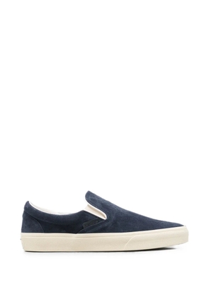 TOM FORD round-toe slip-on loafers - Blue