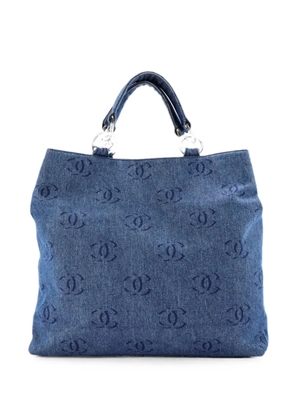 CHANEL Pre-Owned CC Denim Large tote bag - Blue