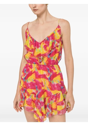 NISSA backless silk mini dress - Pink