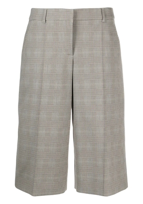 Boutique Moschino plaid check cropped trousers - Grey