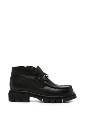 SERGIO MORETTI FIRENZE horsebit-detail ankle boots - Black
