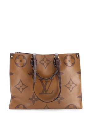 Louis Vuitton Pre-Owned OnTheGo Reverse Monogram Giant GM tote bag - Brown