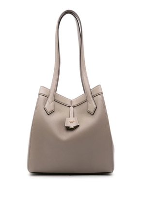 FENDI medium Origami leather shoulder bag - Neutrals