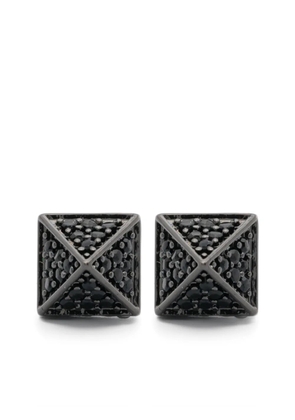 Eddie Borgo Pavé Pyramid earrings - Black