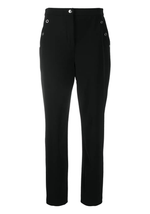 Boutique Moschino high-waisted straight trousers - Black
