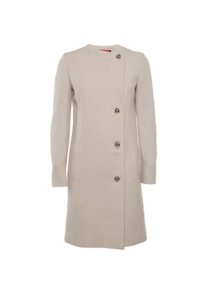BOSS GREEN HUGO BOSS Mesila asymmetric coat - Neutrals