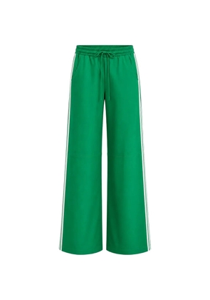 Sprwmn side-stripe drawstring track pants - Green