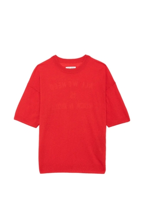 Zadig&Voltaire Idaz jumper 100% cashmere - Red