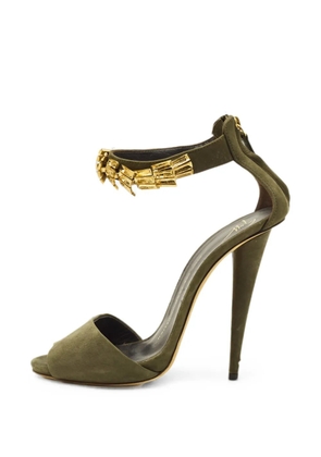Giuseppe Zanotti Vintage embellished ankle strap sandals - Green