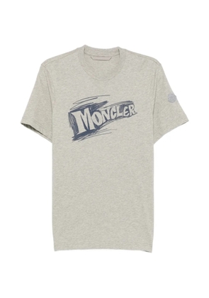 Moncler logo-print T-shirt - Grey