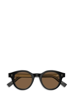 Dunhill stud-detailed round-frame sunglasses - Black