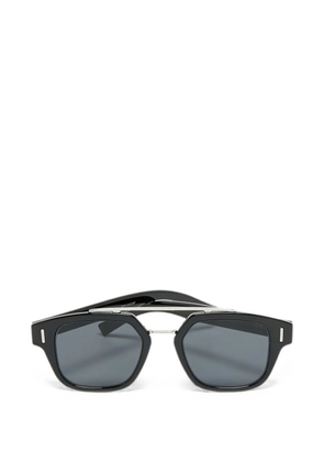 Christian Dior Pre-Owned Fraction double-bridge sunglasses - Black