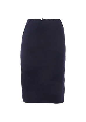 Bottega Veneta Pre-Owned high-waist pencil skirt - Blue
