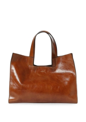 Bally Easy leather shoulder bag - Brown