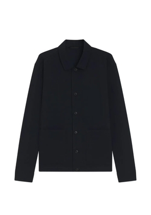 BOSS textured-finish patch-pocket jacket - Blue