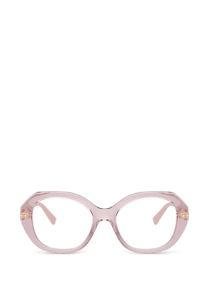 Vogue Eyewear geometric-frame embellished glasses - Pink