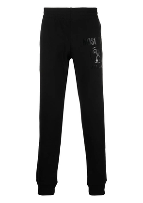 Moschino logo-print track pants - Black