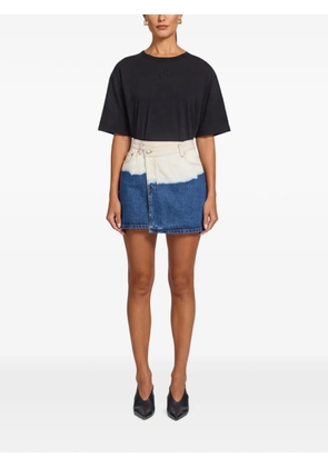 VIKTORIA & WOODS Silverado ombre-wash mini skirt - Blue