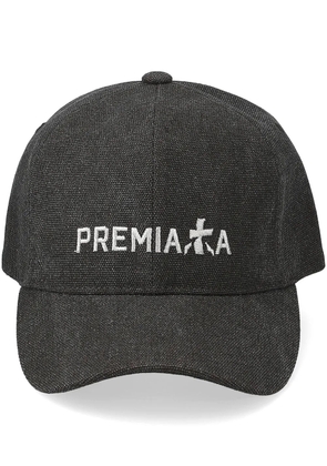 Premiata logo-embroidered baseball cap - Black