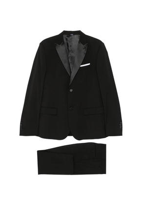 Daniele Alessandrini peak-lapels single-breasted suit - Black