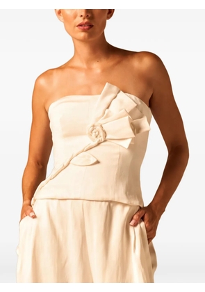 JBQ strapless top - White