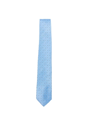 BOSS polka-dot silk tie - Blue