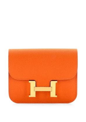 Hermès Pre-Owned Constance Slim Wallet Epsom small wallets - Orange