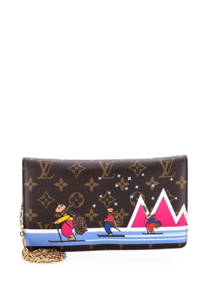 Louis Vuitton Pre-Owned Weekend Pochette Limited Edition Monogram Canvas clutch bag - Brown